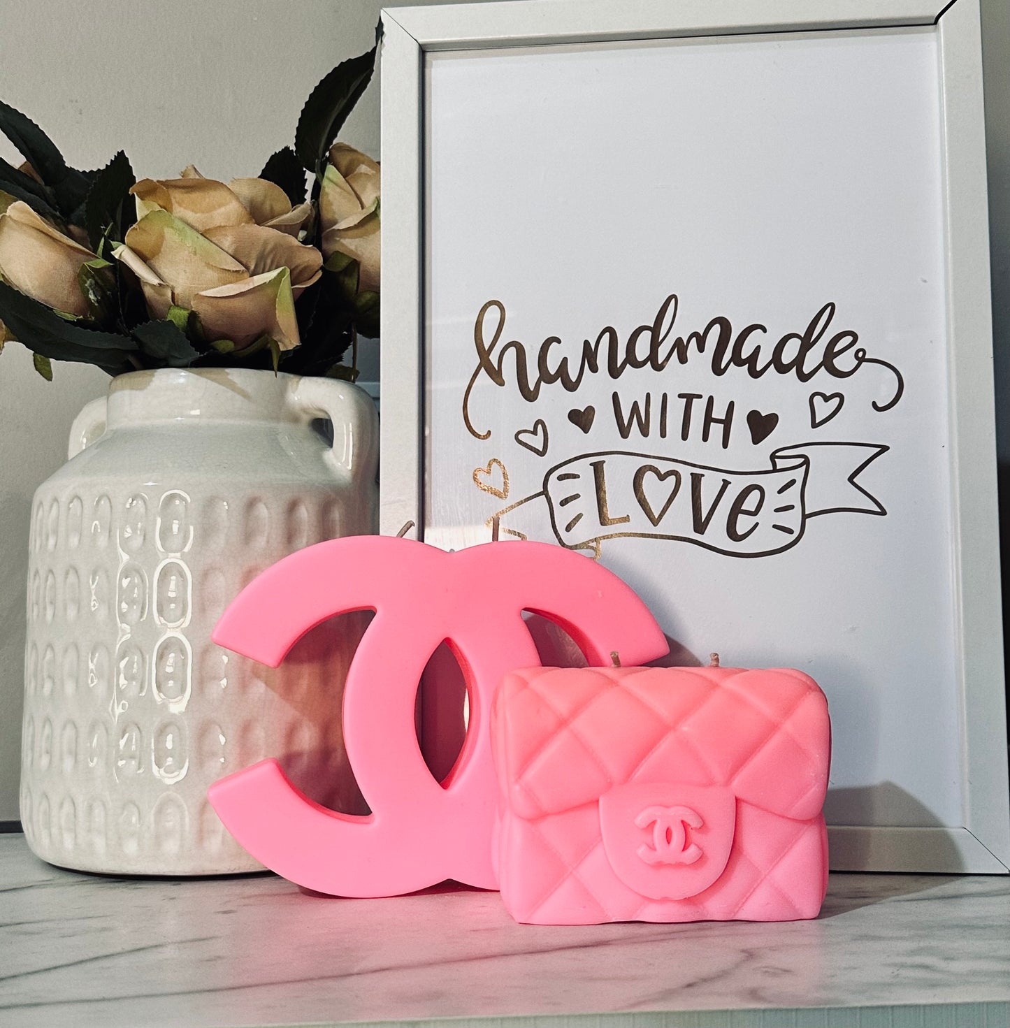 Pink CC Candle Gift Set